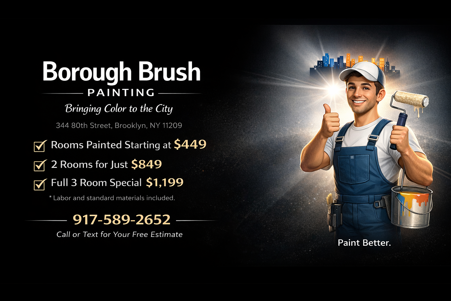 Borough Brush Painting ad